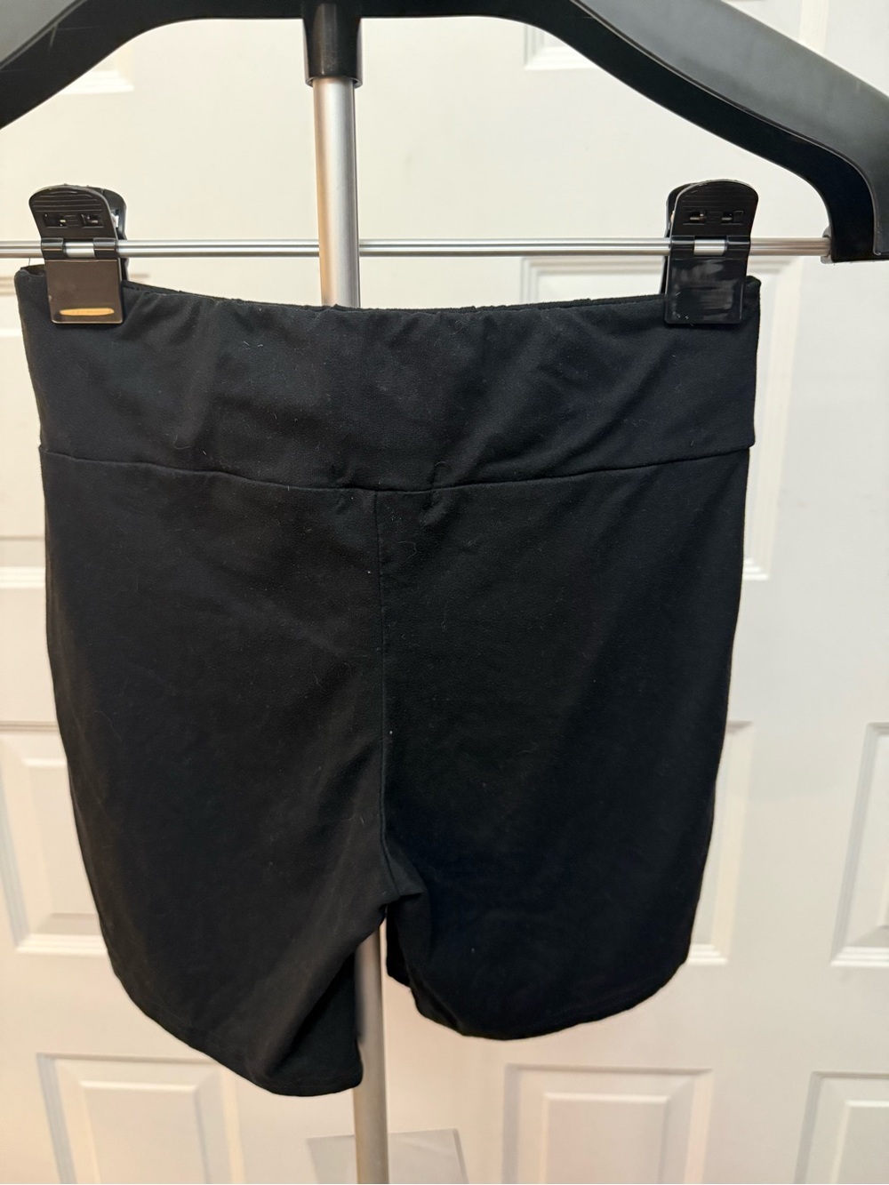 Women’s Black High-Waist Bike Shorts - Comfortable Stretch - Picture 2 of 4